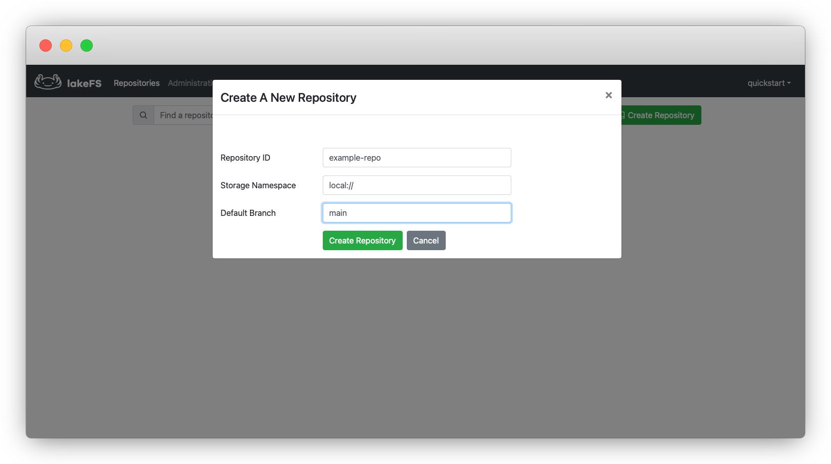 Create Repository