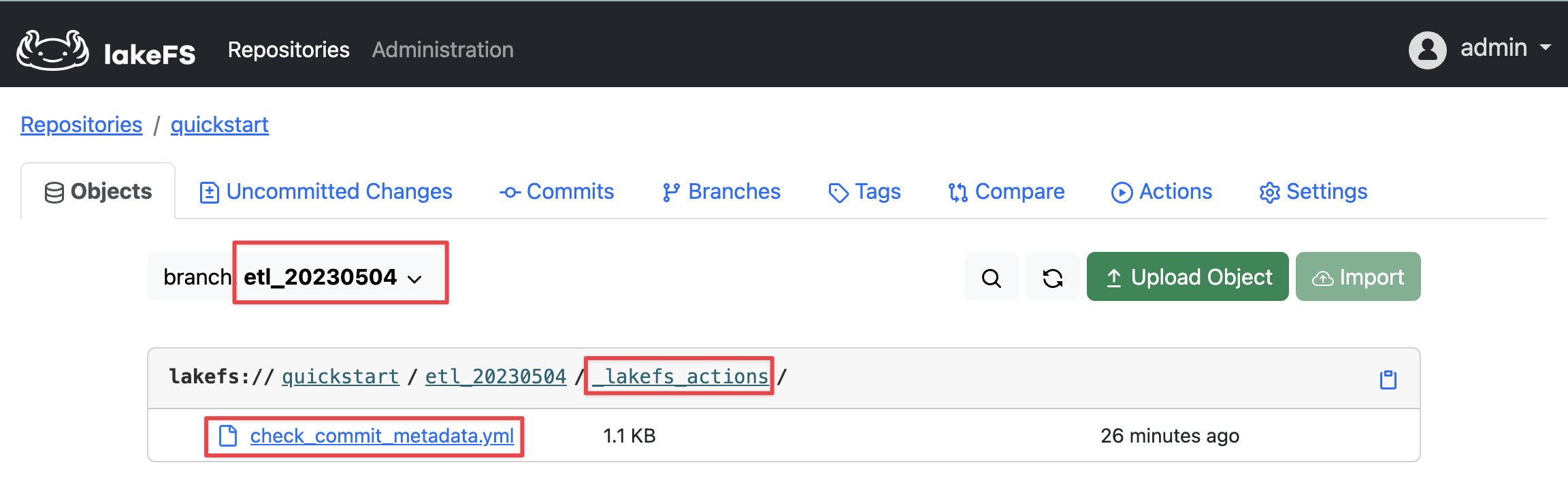 lakeFS branch etl_20230504 with object /_lakefs_actions/check_commit_metadata.yml